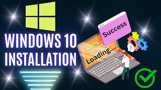 windows 10 installation step by step [upl. by Ylimme]