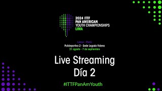 Campeonato Panamericano U15 y U19 2023 PER DIA 2 Tarde MESA 2 [upl. by Tteve]