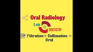 ORAL RADIOLOGY  Filtration  Collimation  Grid  QUICK LECTURE [upl. by Nedry]