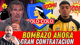 🔴💣INFORMACIÓN DE ÚLTIMO MINUTO💣🔴MORÓN VA CON TODO  EL JUGADOR DIO EL SÍ  NOTICIAS COLO COLO HOY [upl. by Milon44]