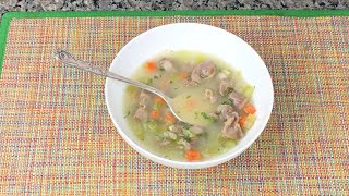 How To Cook Healthy Low carb Chicken Gizzards soup [upl. by Remot960]