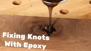 Fixing Knots and Voids With Epoxy [upl. by Lorn]