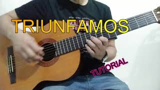 Triunfamos  los panchos Tutorial Guitarra [upl. by Doomham111]