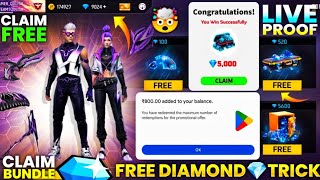 How to get free ₹500 google play redeem code 😱  how to get free diamonds 💎  FF REDEEM CODE  FF [upl. by Alamap]