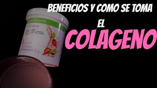 BENEFICIOS Y COMO SE TOMA EL COLAGENO HERBALIFE 🍓 [upl. by Molini]