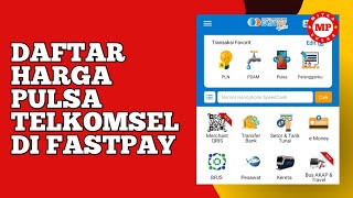 DAFTAR HARGA PULSA TELKOMSEL DI APLIKASI FASTPAY mitrapulsa [upl. by Berman]