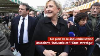 Marine Le Pen en 4 propositions  pouvoir dachat et protectionnisme économique [upl. by Ojytteb]