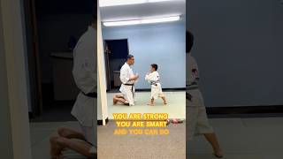 You’re strong you’re smart and you can do anything karate martialarts shorts ufc [upl. by Yenitirb]