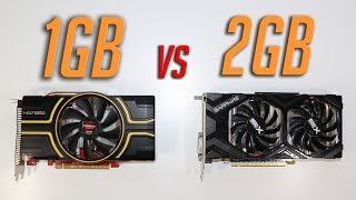 Does More Vram Equal More FPS 1GB vs 2GB [upl. by Yahsal977]