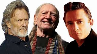 Johnny Cash Kris Kristofferson Willie Nelson Greatest Hits [upl. by Lawry]