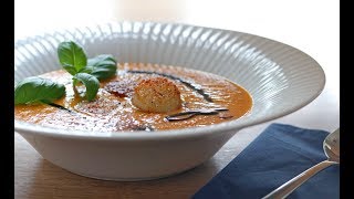 Tomatpeberfrugtsuppe med kammuslinger – antiinflammatorisk [upl. by Eille]