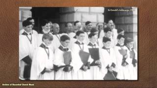 BBC Choral Evensong St Oswald’s Church Ashbourne 1966 Daly Atkinson [upl. by Aihsetel586]