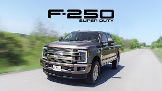 2018 Ford F250 Super Duty Review  Tons of Torque [upl. by Ecneps]