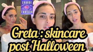 GRETA ROSSETTI skincare post Halloween ❤️ [upl. by Atinrehs]