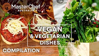 Best Vegan and Vegetarian Recipes  MasterChef Australia  MasterChef World [upl. by Annawak956]