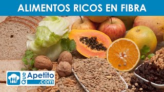 8 Alimentos Ricos en FIBRA 🥑🌾  QueApetito [upl. by Tenay481]