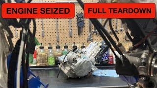 TM 300 Engine Teardown Siezed [upl. by Nelac]