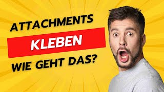 Attachments kleben wie macht der Kieferorthopäde das [upl. by Niad]