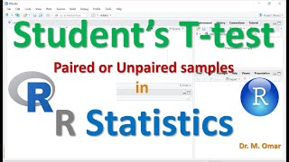 Paired and unpaired T test in Excel [upl. by Puiia51]