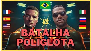 INCRÍVEL Dois poliglotas falando em 5 IDIOMAS [upl. by Noiemad]