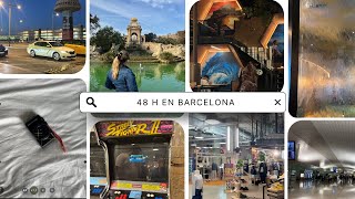 ✨ VLOG  Barcelona por 48h  Madrugón turisteo y comida muy ricaaa 🍽️ [upl. by Iraj]