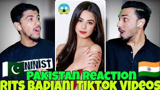 Pakistani React on Rits Badiani Tiktok Videos  Indian Tiktoker  Hashmi ReactionS [upl. by Justina93]