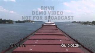 Edward L Ryerson Thousand Island NY Scenic Boat Passage Stock Video [upl. by Yekcim]