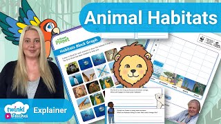 Animal Habitats with Sir David Attenborough  KS1 Science [upl. by Tristan]