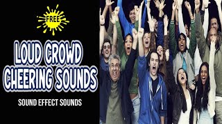 The Best Crowd Applause Sound Effect  Loud Crowd Cheering Sounds [upl. by Nabalas]