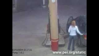 Stop Static refueling fire at gas pump [upl. by Tse]