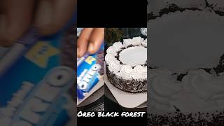 Oreo black forest cake🎂cakedesign howtomakcake kidscakeideas shorts trending viralvideo cake [upl. by Janenna]