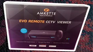 Connect cctv with smart TV  Amkette evo remote cctv viewer  Unboxing  Review [upl. by Thgiwed]