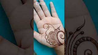 Amazing front hand mehndi design 😇❤️shorts viral trending [upl. by Blount]