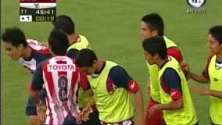 MONARCAS VS CHIVAS Gol Omar Bravo torneo Bicentenario 2010 [upl. by Etteve]