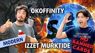 No Banned List Modern  Okoffinity vs Izzet Murktide [upl. by Mann412]