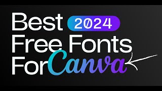 Top Fonts for Canva Creators Design Like a Pro Instantly [upl. by Eiznikam]