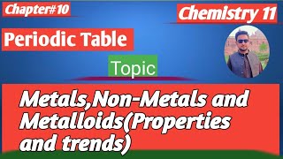 lec2 Metals and Non Metals Video  Properties and Uses  What are metals non metals metalloids [upl. by Marshal]