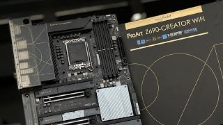 ASUS PROART Z690CREATOR WIFI DDR5 ถูกใจสายดำดุ เรียบหรู เชื่อมต่อครบๆ [upl. by Metzgar2]