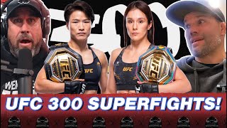 UFC 300 Super Fights  WEIGHING IN CLIPS [upl. by Doyle438]