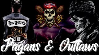 BIKERS SHOT  PAGANS amp OUTLAWS [upl. by Dachia]