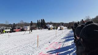 course de motoneige à Manneville Abitibi 24 février 2024 [upl. by Benzel499]