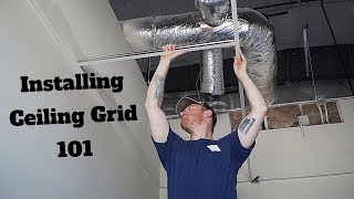 How to Install Ceiling Grid [upl. by Normac]