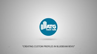 Creating Custom Profiles in Bluebeam Revu [upl. by January]