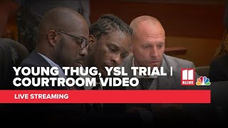 Watch live Lil Woody on the stand as Young Thug YSL trial continues  Friday Aug 16 [upl. by Rasla471]