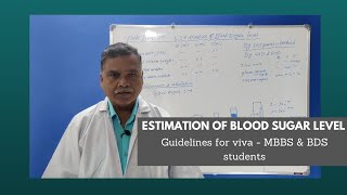 Practical 1  Estimation of Blood Sugar Level  Guidelines for Viva for MBBS amp BDS students  MBS [upl. by Annazus]