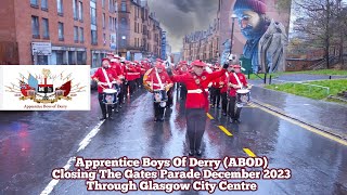 Apprentice Boys Of Derry ABOD  Closing the Gates 2023 Parade  City Centre [upl. by Lebatsirhc281]