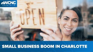 Small businesses in Charlotte booming [upl. by Dnar]