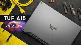 The AMD Hits Keep Coming ASUS TUF A15 Gaming Laptop Review [upl. by Gav489]