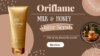 Oriflame Milk amp Honey🍯 Gold Sugar Scrub Review  Best Scrub [upl. by Krenn611]