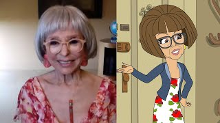 Rita Moreno Talks ODAAT Animated Special SINGS West Side Story and Shows Off Her Oscar [upl. by Lleznov]